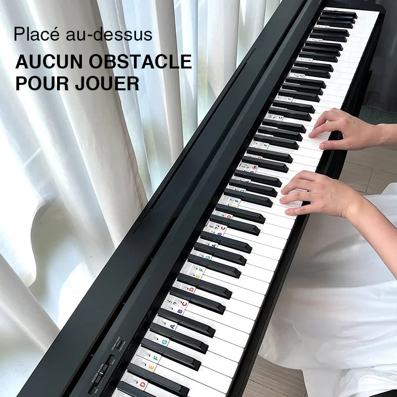 🎁Étiquettes Amovibles pour Partitions de Clavier de Piano