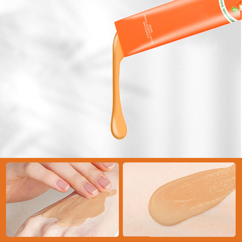 Masque en Mousse à l'Acide Carotte Complex (lot de 12)