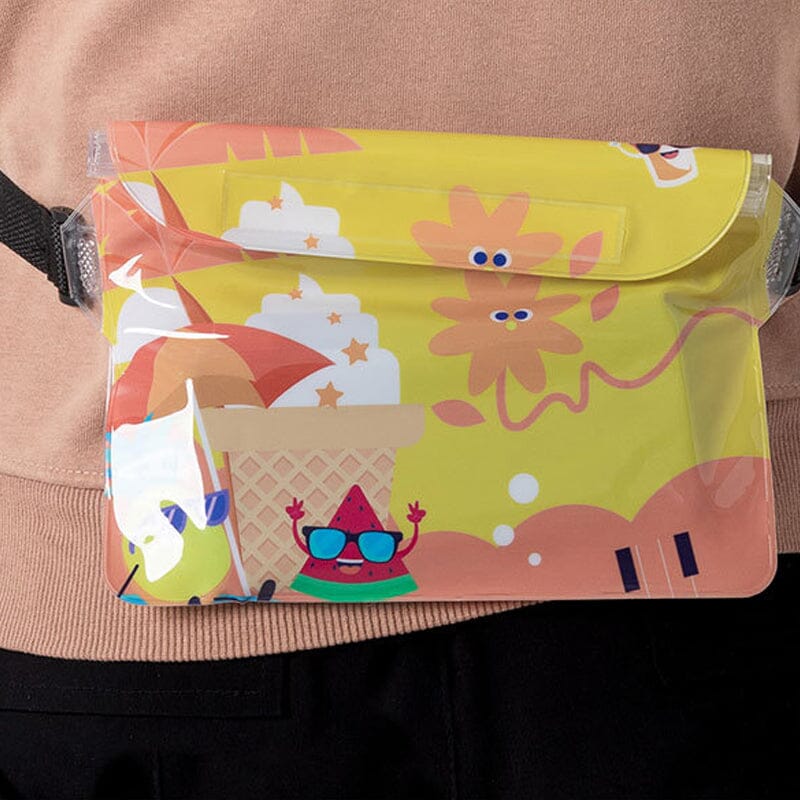 Sac à bandoulière à trois volets avec écran tactile