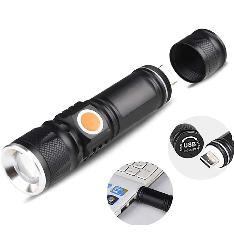 USB Rechargeable Mini LED Flashlight