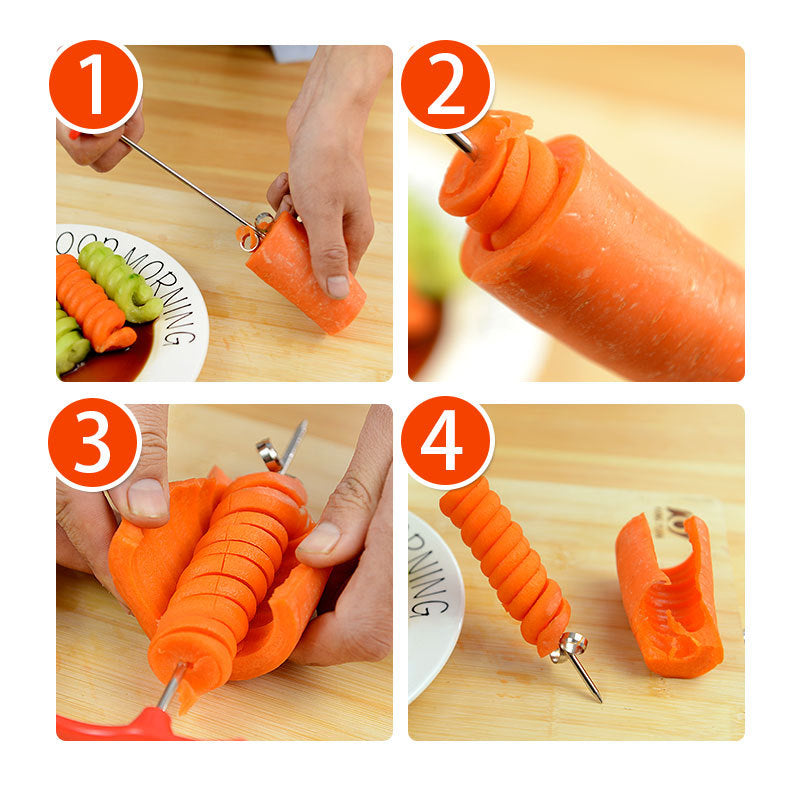 Couteau à spirale pour fruits