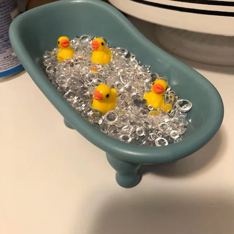 Petits canards en résine