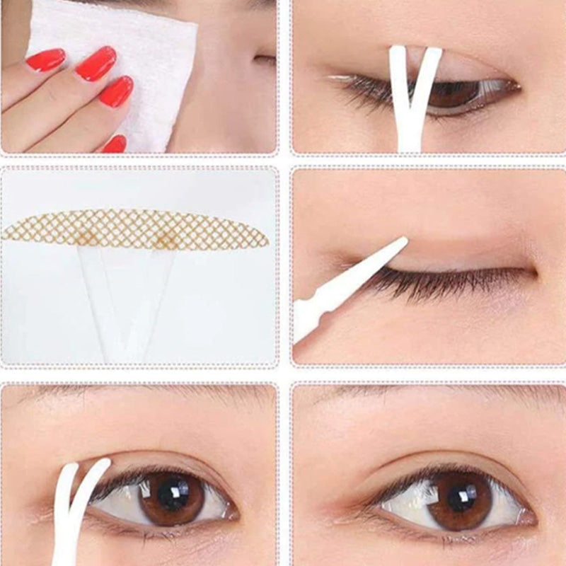 Autocollant invisible double paupière