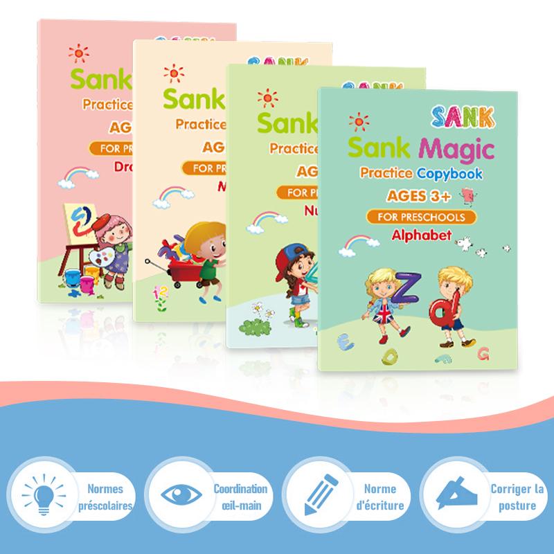 👨‍👶‍👦Cahier d'Exercice d'Écriture pour Enfant d'Âge Préscolaire