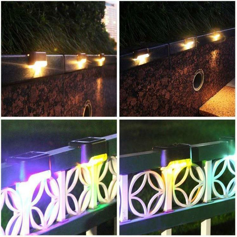 Lumières d'escalier extérieures solaires (4PCS)