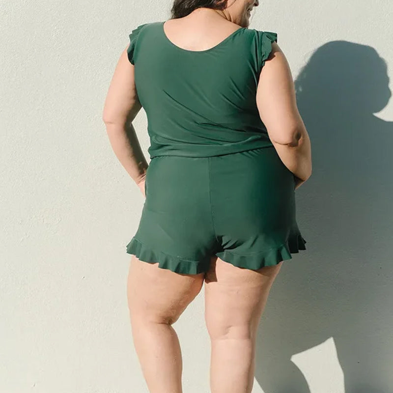 Pré-vente >>>Maillot de bain une pièce à volants