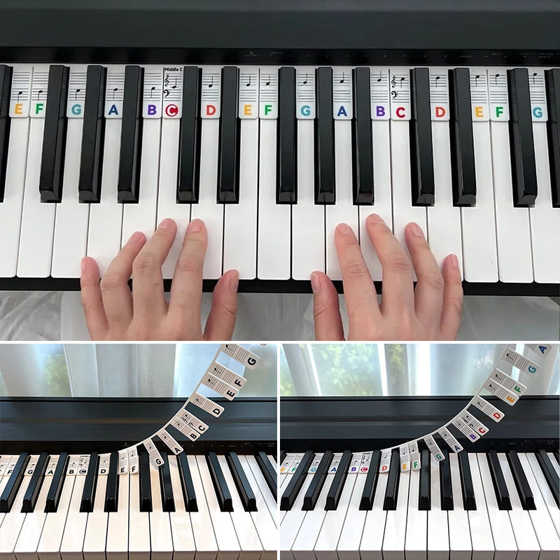 🎁Étiquettes Amovibles pour Partitions de Clavier de Piano