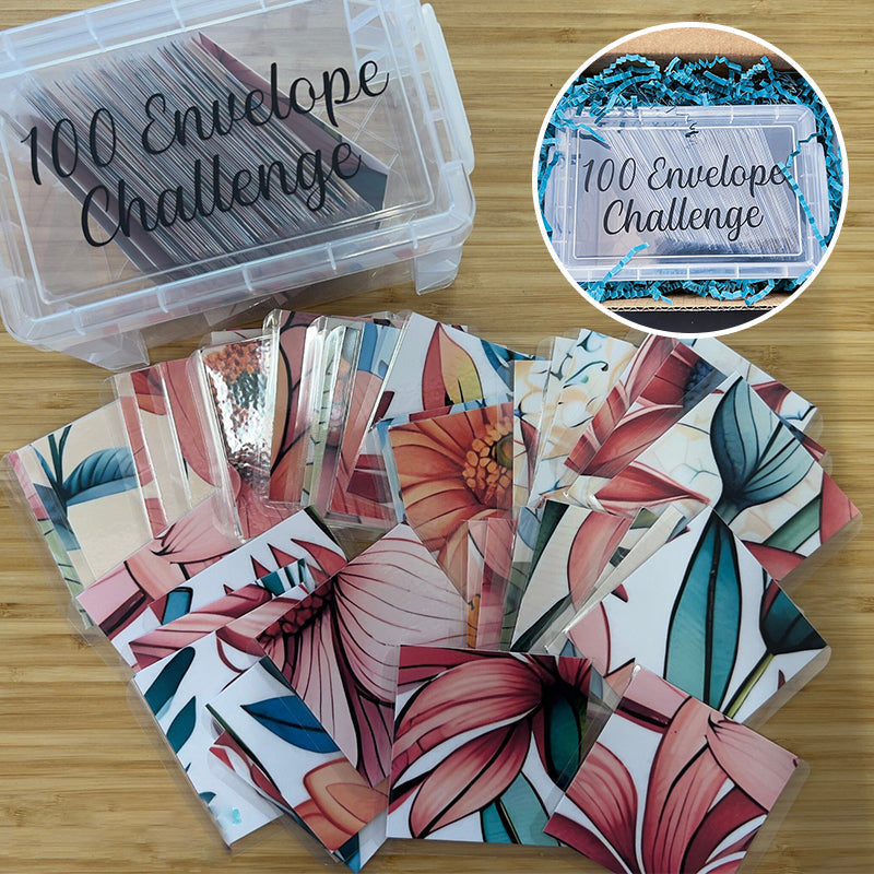 Coffret défi 100 enveloppes