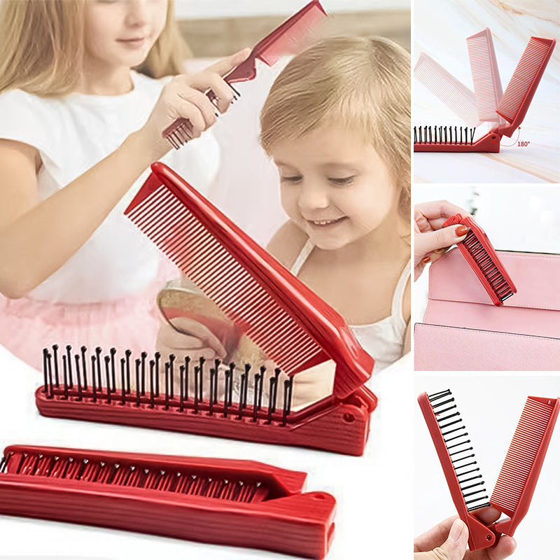 Peigne de coiffage pliable