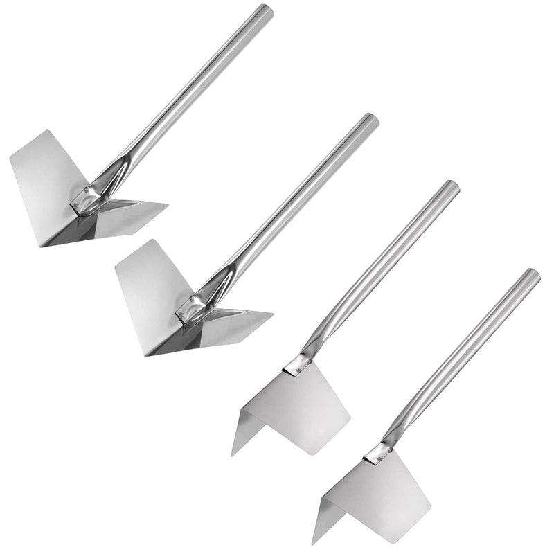 Grattoir mural en acier inoxydable(4pcs)