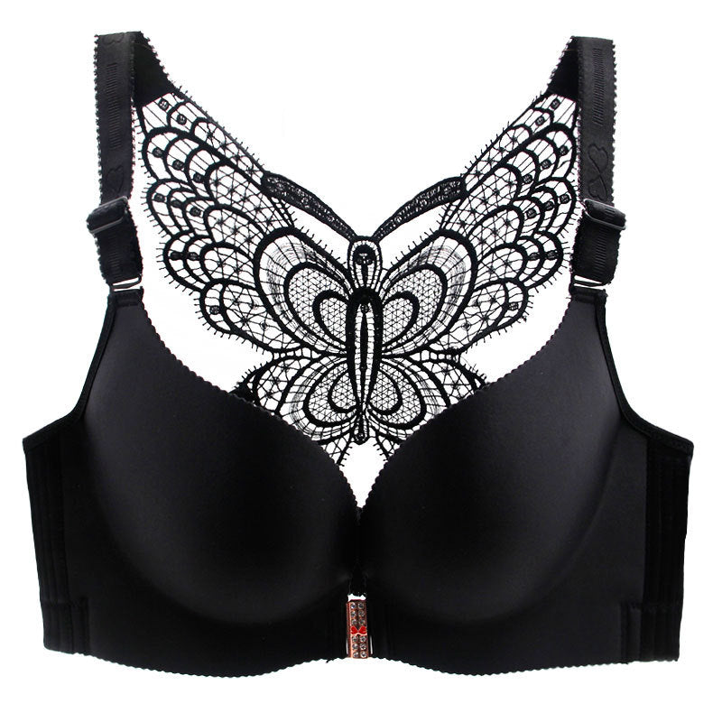 Soutien-Gorge Push-Up à Boucle Avant Sans Anneau En Acier