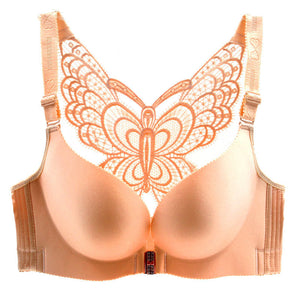 Soutien-Gorge Push-Up à Boucle Avant Sans Anneau En Acier