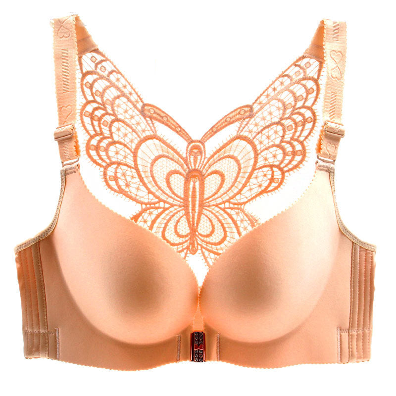 Soutien-Gorge Push-Up à Boucle Avant Sans Anneau En Acier